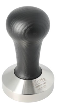 MOTTA WOODEN COFFEE TAMPER WITH BLACK HANDLE 58MM