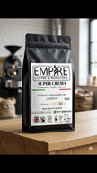 EMPIRE 1KG Super Crema Fresh Roasted Coffee Beans.